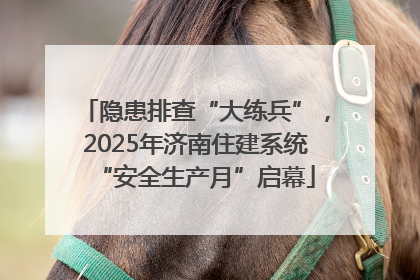 隐患排查“大练兵”，2025年济南住建系统“安全生产月”启幕