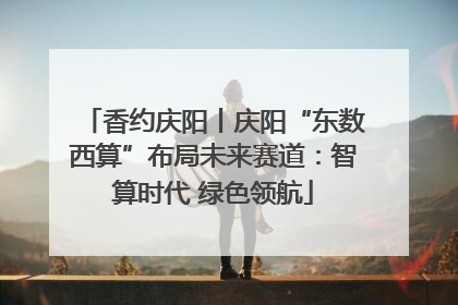 香约庆阳丨庆阳“东数西算”布局未来赛道：智算时代 绿色领航