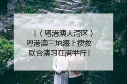 （粤港澳大湾区）粤港澳三地海上搜救联合演习在港举行