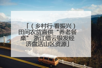（乡村行·看振兴）田间农货直供“养老餐桌” 浙江缙云银发经济盘活山区资源