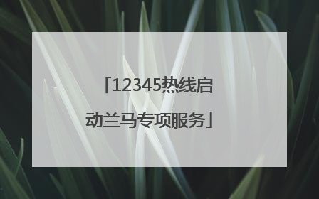 12345热线启动兰马专项服务