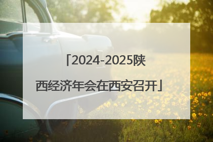 2024-2025陕西经济年会在西安召开