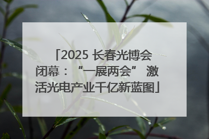 2025 长春光博会闭幕：“一展两会” 激活光电产业千亿新蓝图