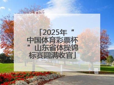 2025年“中国体育彩票杯”山东省体操锦标赛圆满收官