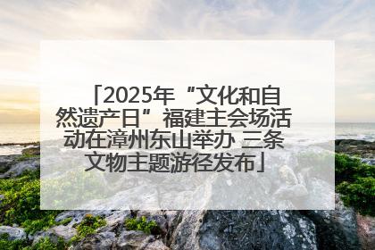 2025年“文化和自然遗产日”福建主会场活动在漳州东山举办 三条文物主题游径发布