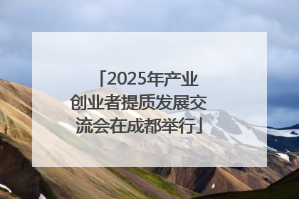 2025年产业创业者提质发展交流会在成都举行