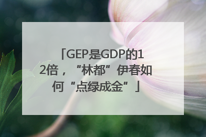 GEP是GDP的12倍，“林都”伊春如何“点绿成金”