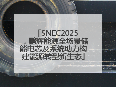 SNEC2025，鹏辉能源全场景储能电芯及系统助力构建能源转型新生态